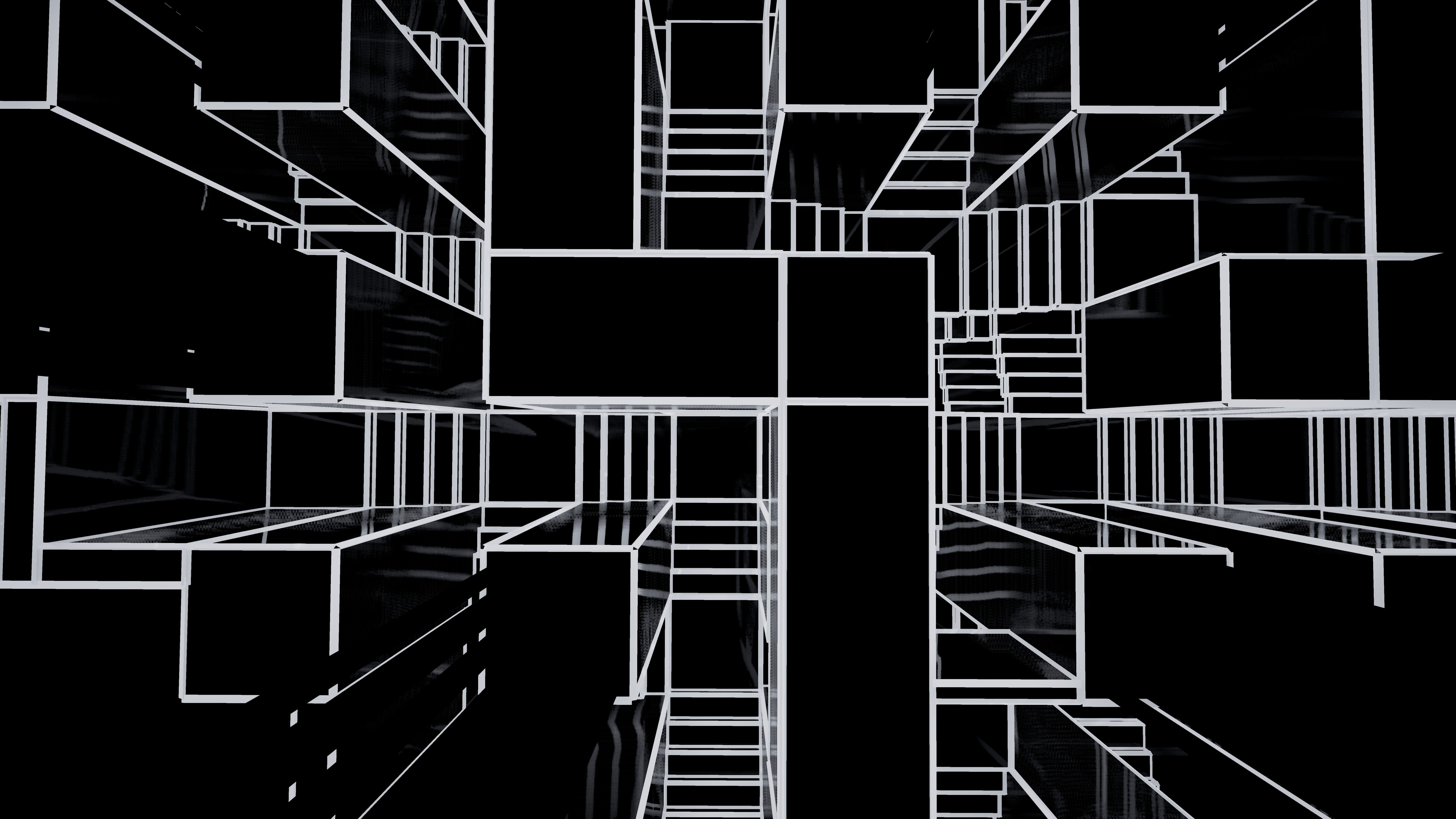 Minimalist Labyrinth Free low-poly 3D model_2