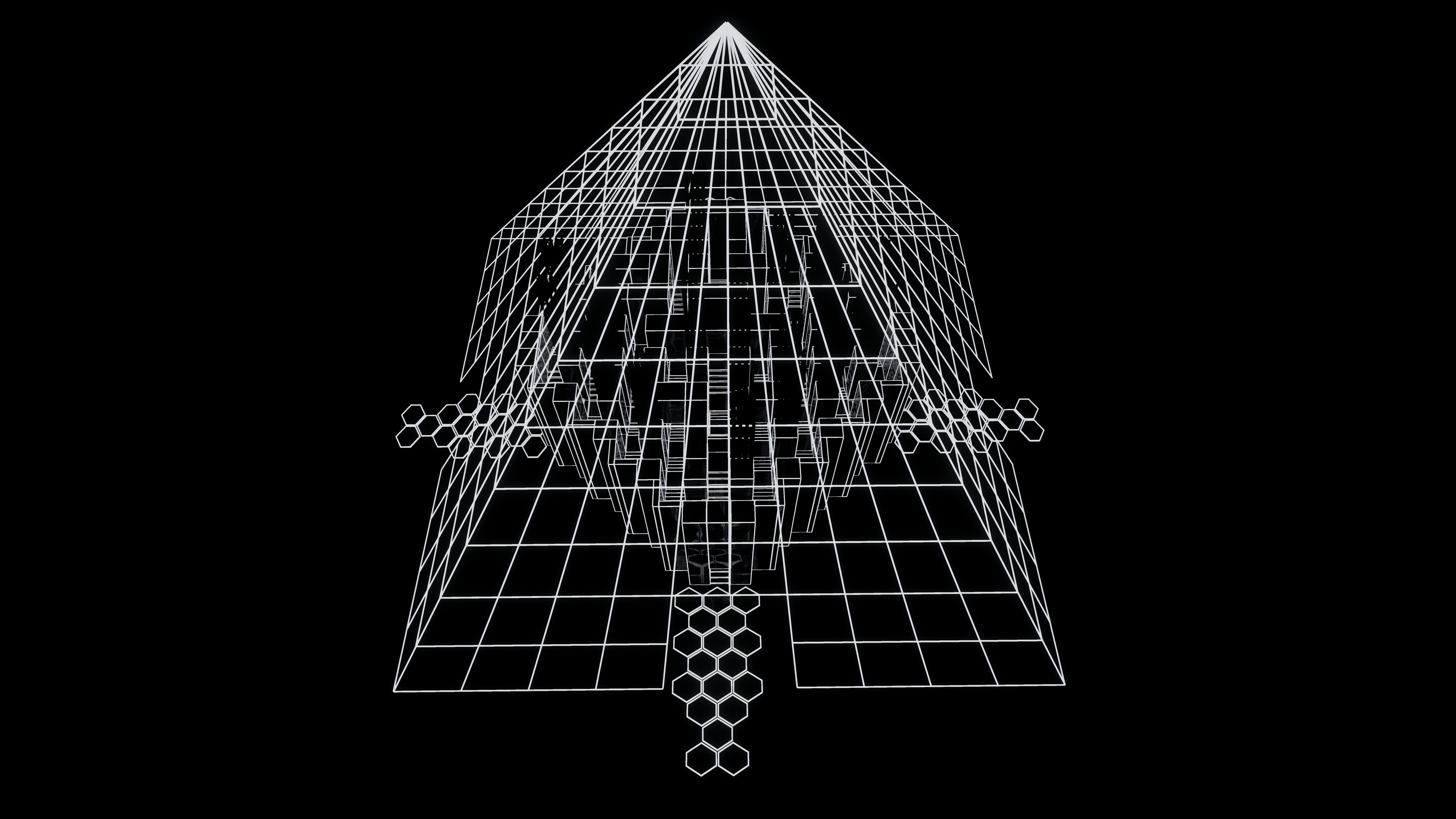 Minimalist Labyrinth Free low-poly 3D model_5