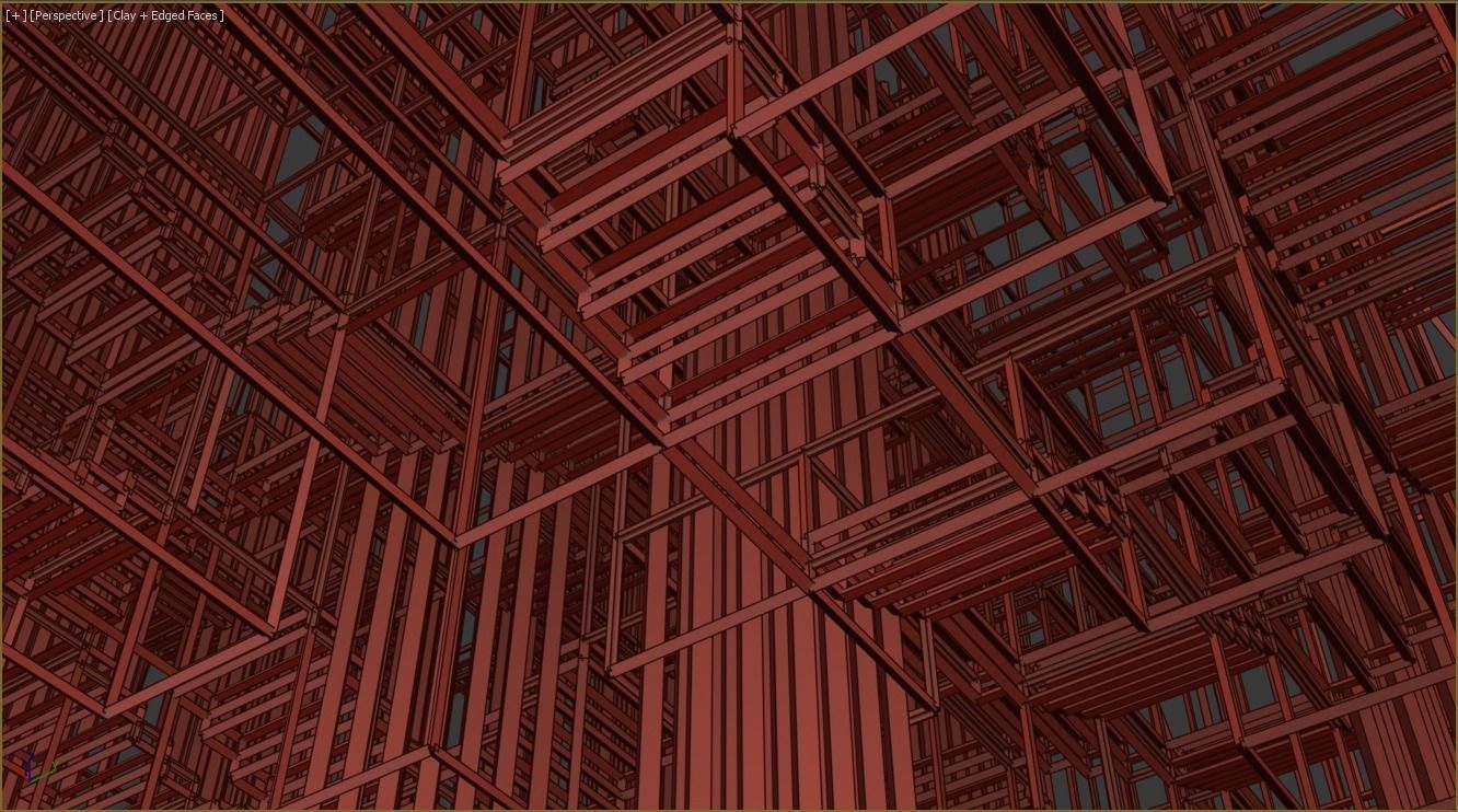 Minimalist Labyrinth Free low-poly 3D model_15