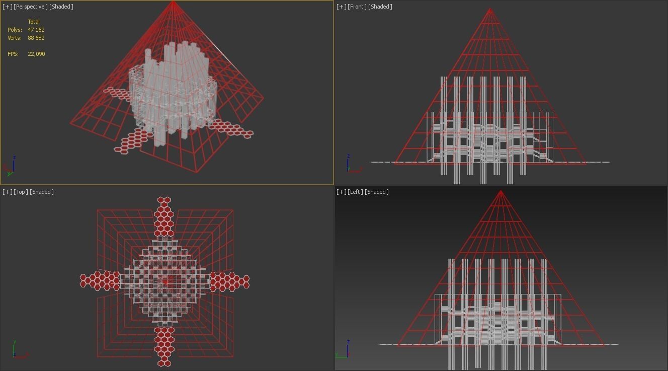 Minimalist Labyrinth Free low-poly 3D model_20