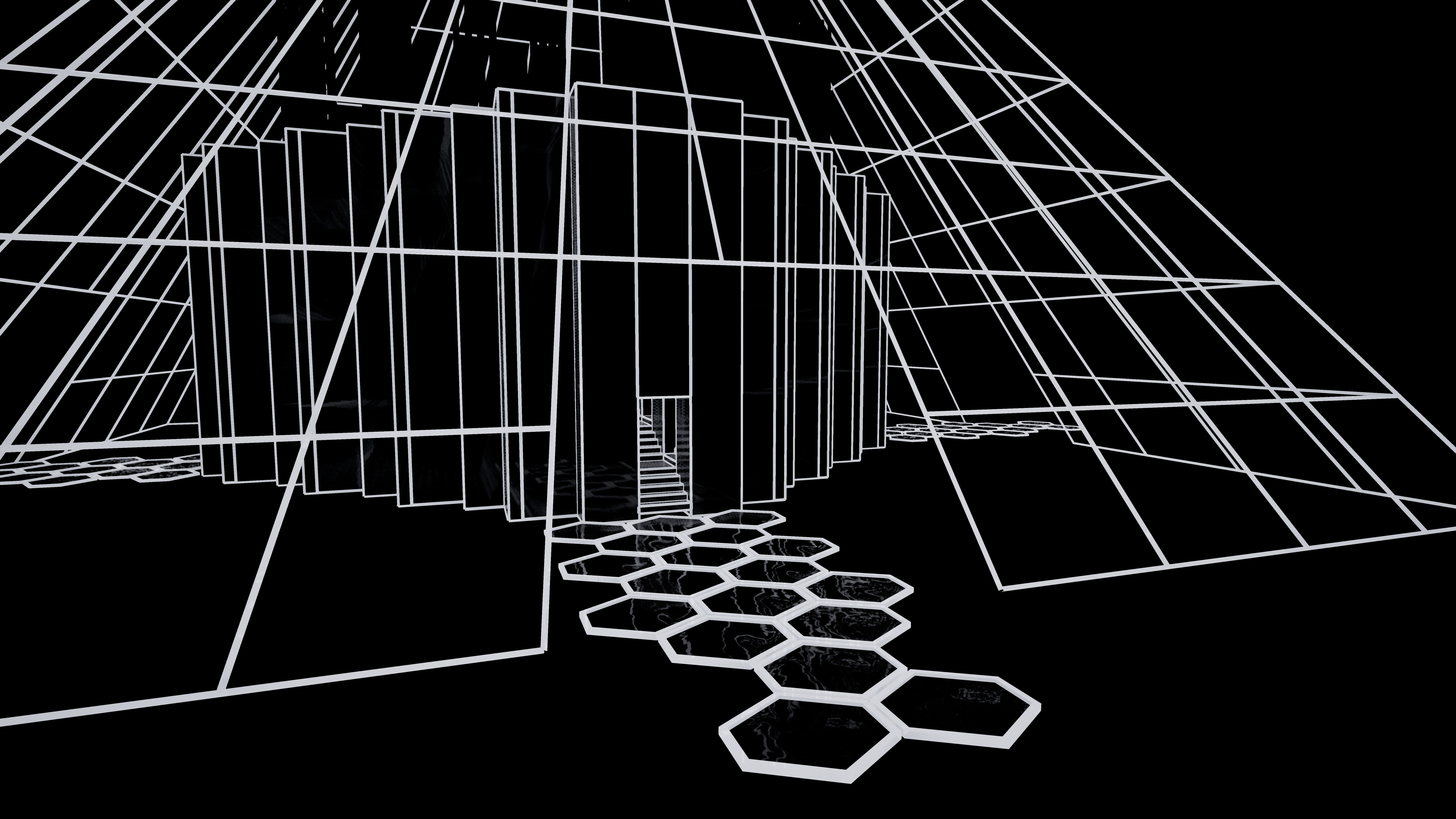 Minimalist Labyrinth Free low-poly 3D model_9