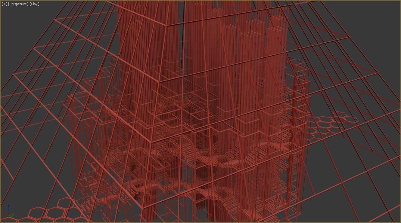 Minimalist Labyrinth Free low-poly 3D model_16