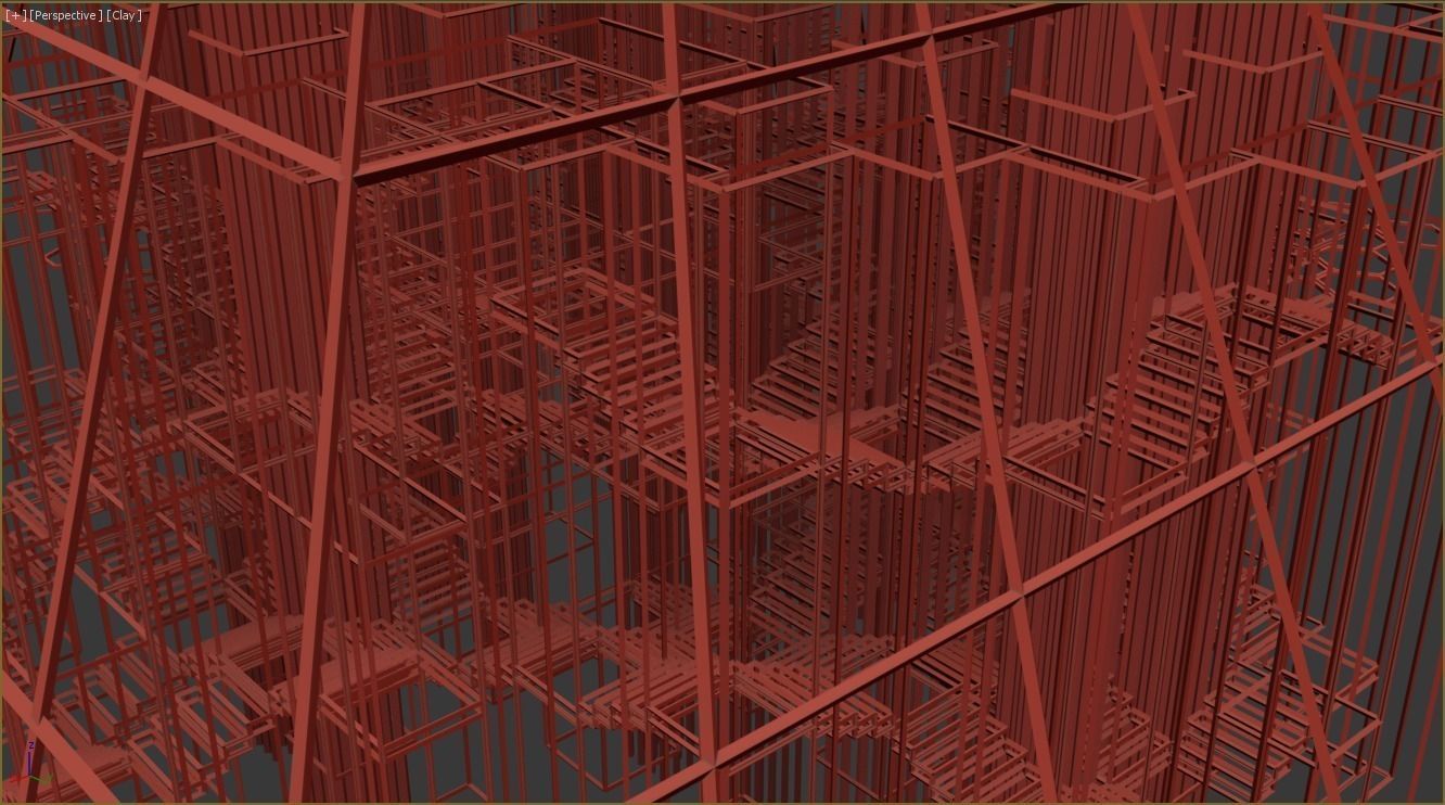 Minimalist Labyrinth Free low-poly 3D model_21
