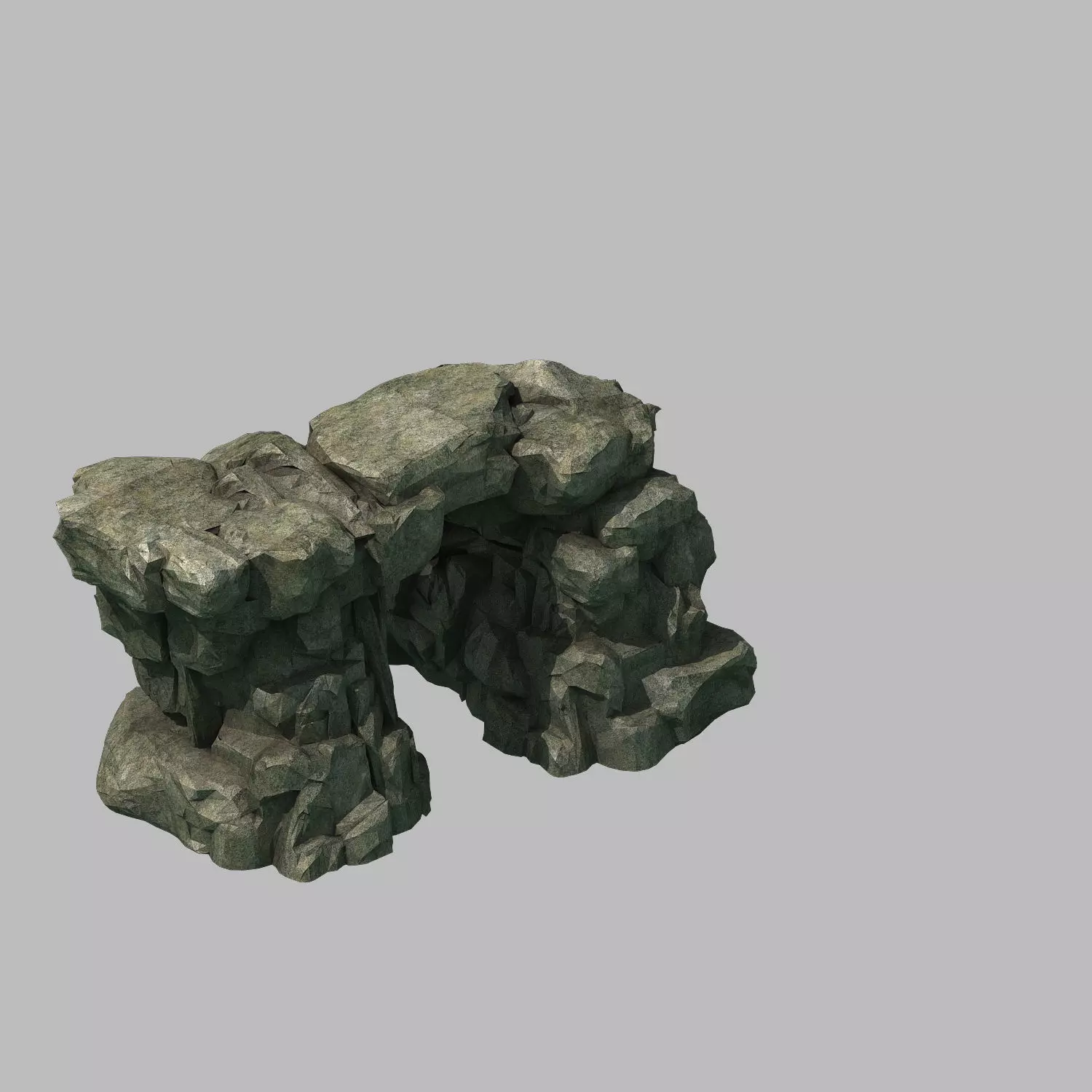 Stone - cave 1116 3D model_0