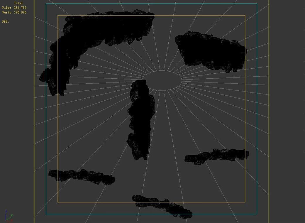 Pool side - stone 01 3D model_6