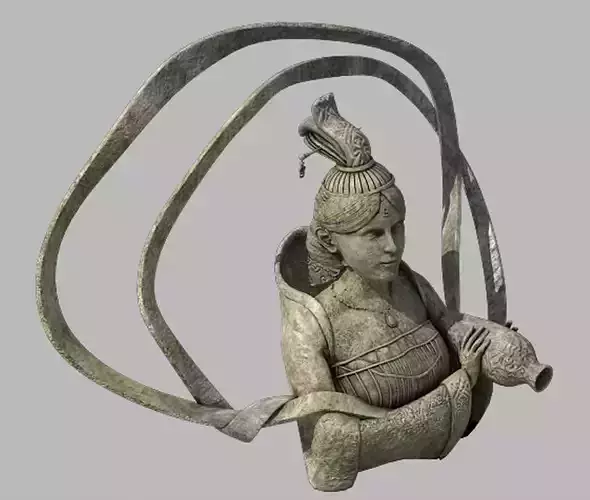 Pool - stone goddess