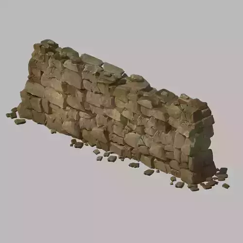 Water caravan - stone wall