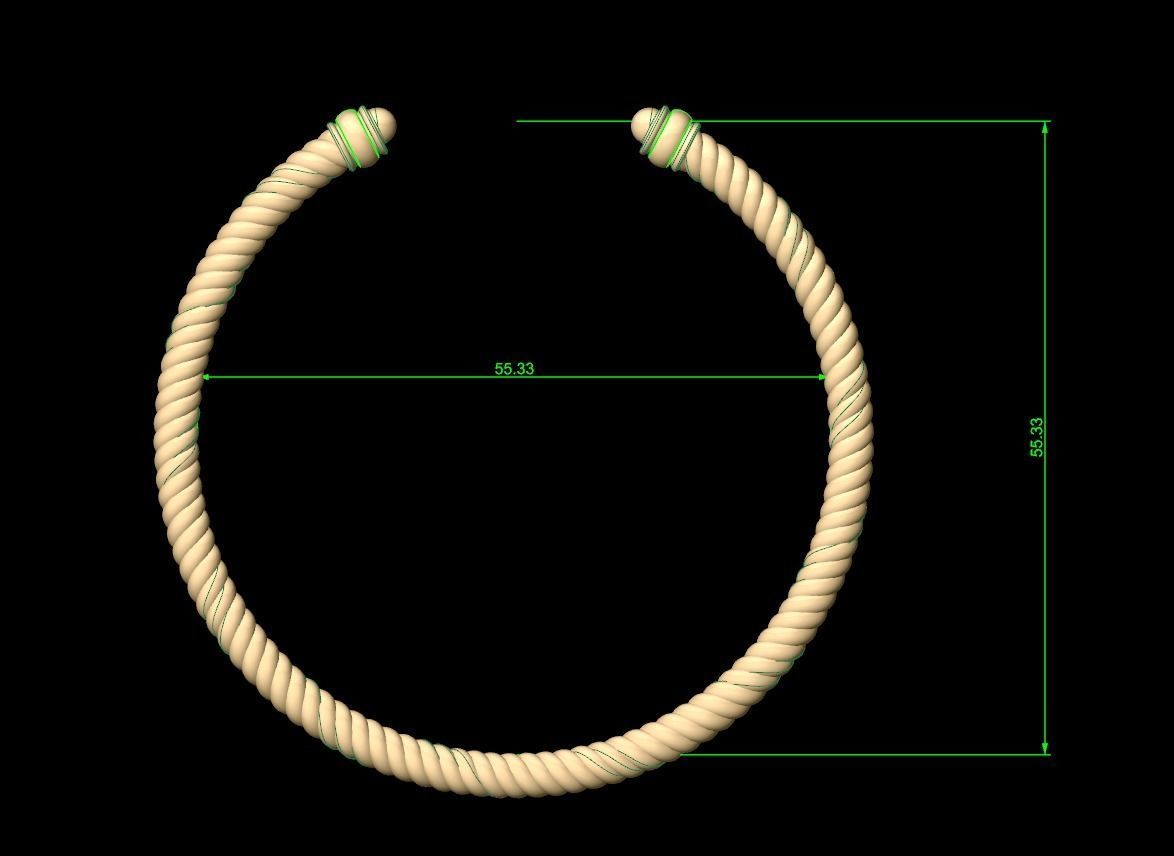 Bracelets 004 3D print model_6