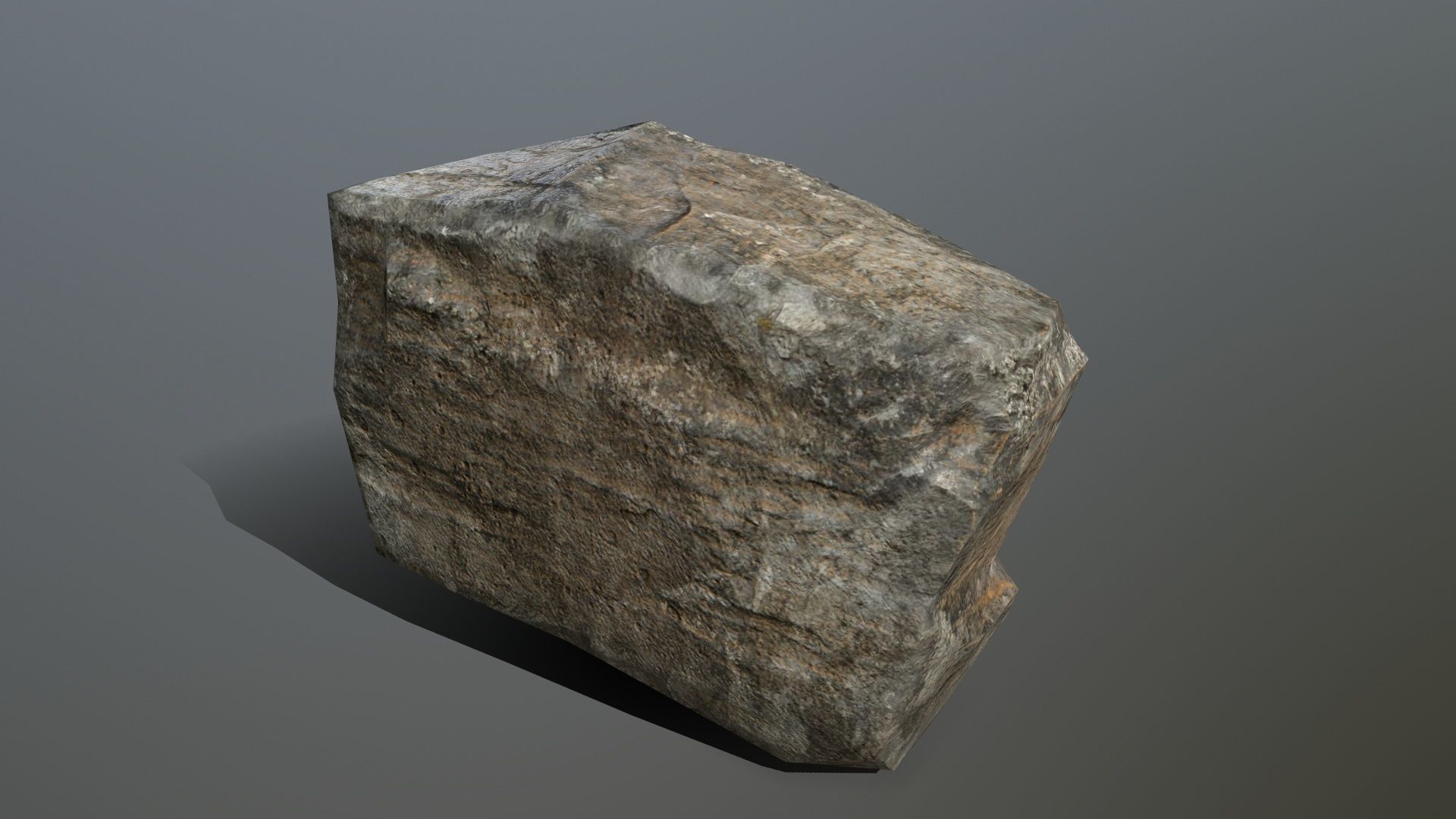 Rock Set Low-poly 3D model_5