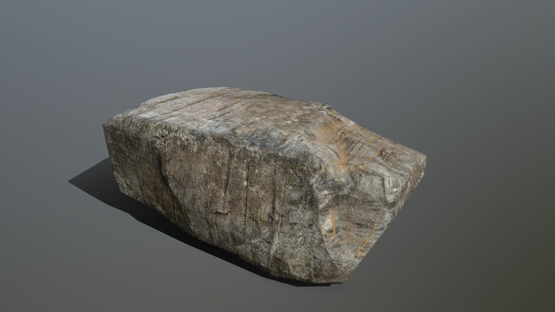Rock Set Low-poly 3D model_3