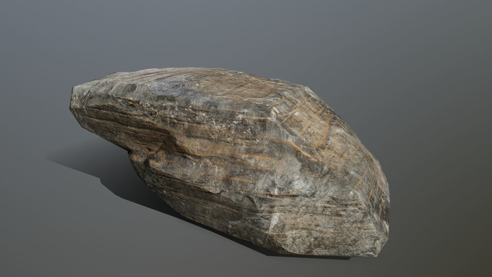 Rock Set Low-poly 3D model_6