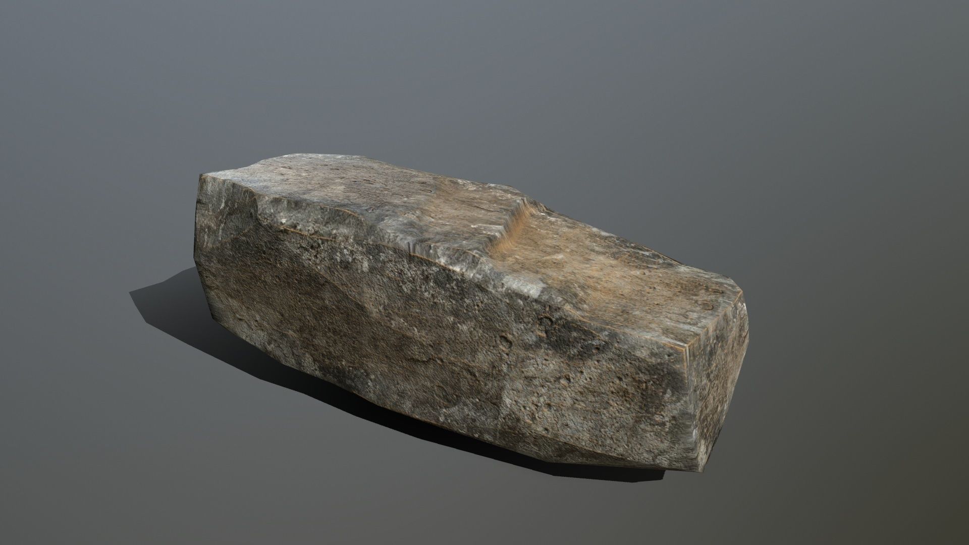 Rock Set Low-poly 3D model_2