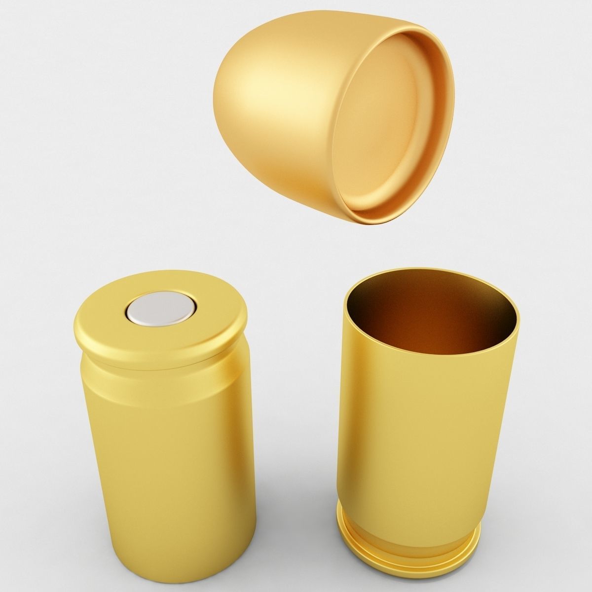 380 ACP Cartridge 3D model_2