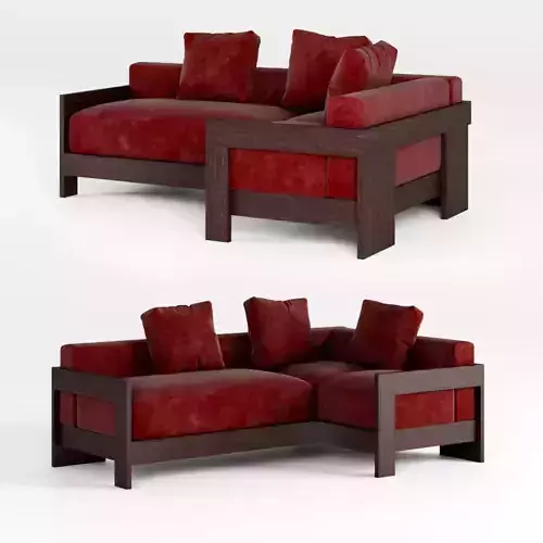 Sofa 4 with cushions