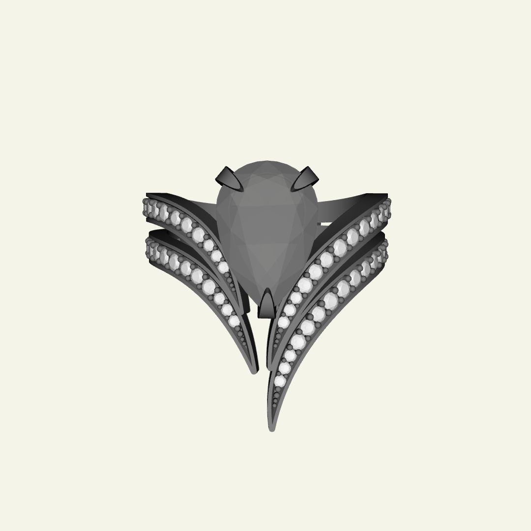 RING FIRE ON JEWEL 3D print model_5