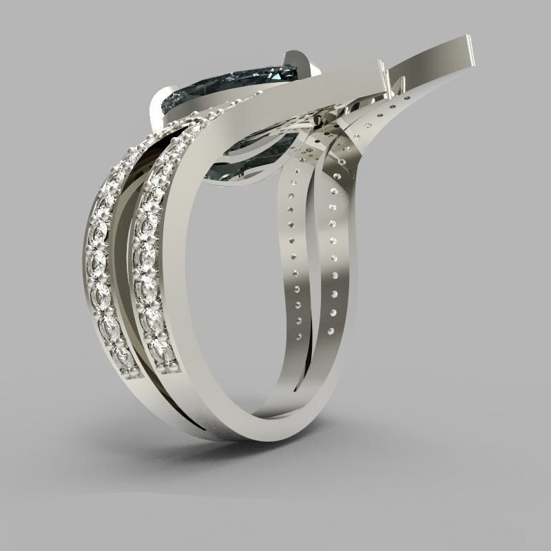 RING FIRE ON JEWEL 3D print model_3