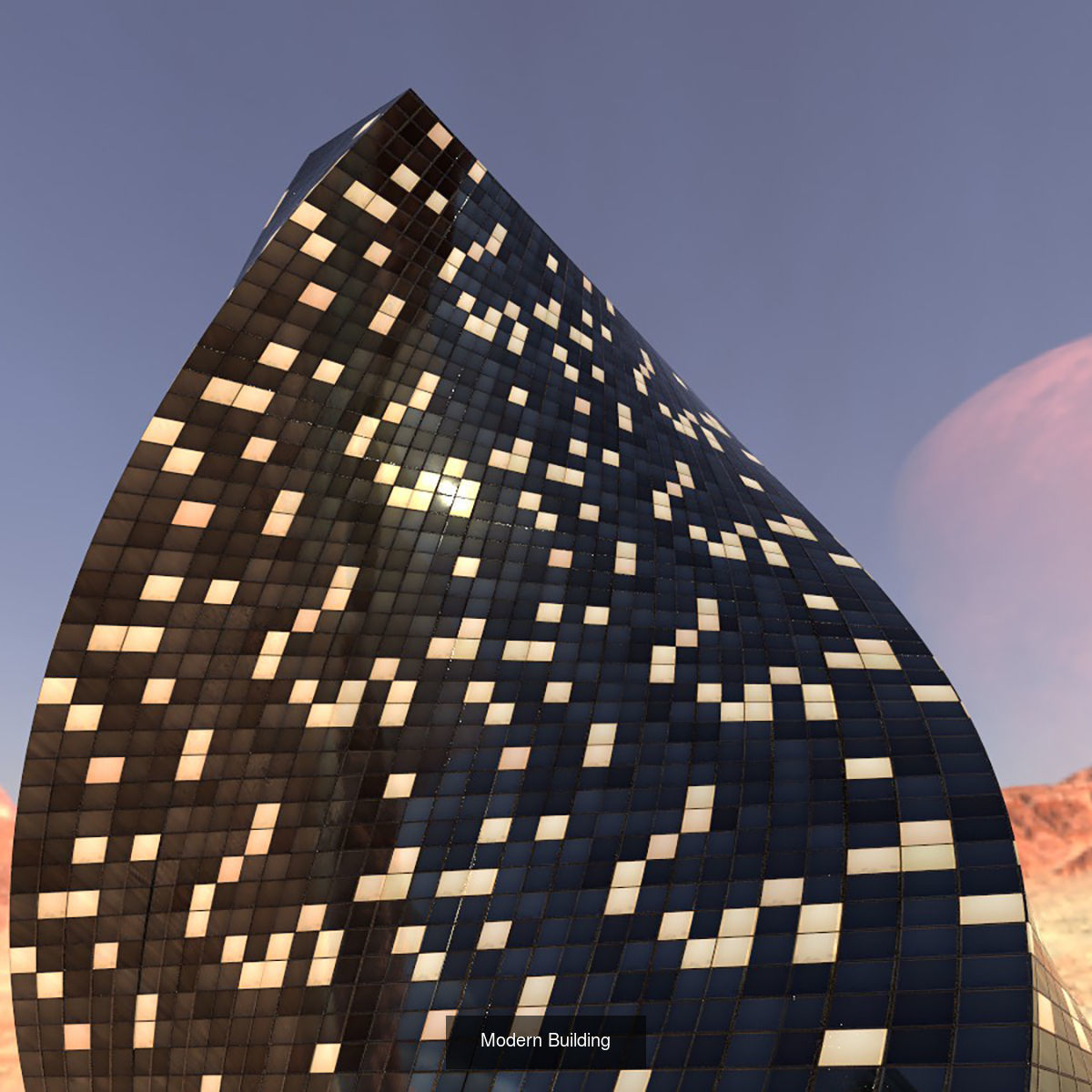 Aliens architecture 3D Model Collection_1