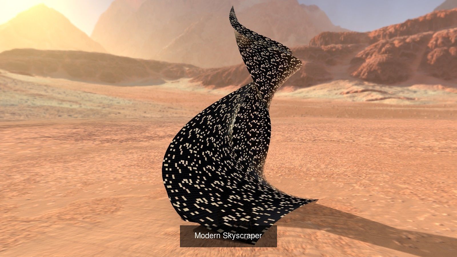 Aliens architecture 3D Model Collection_5