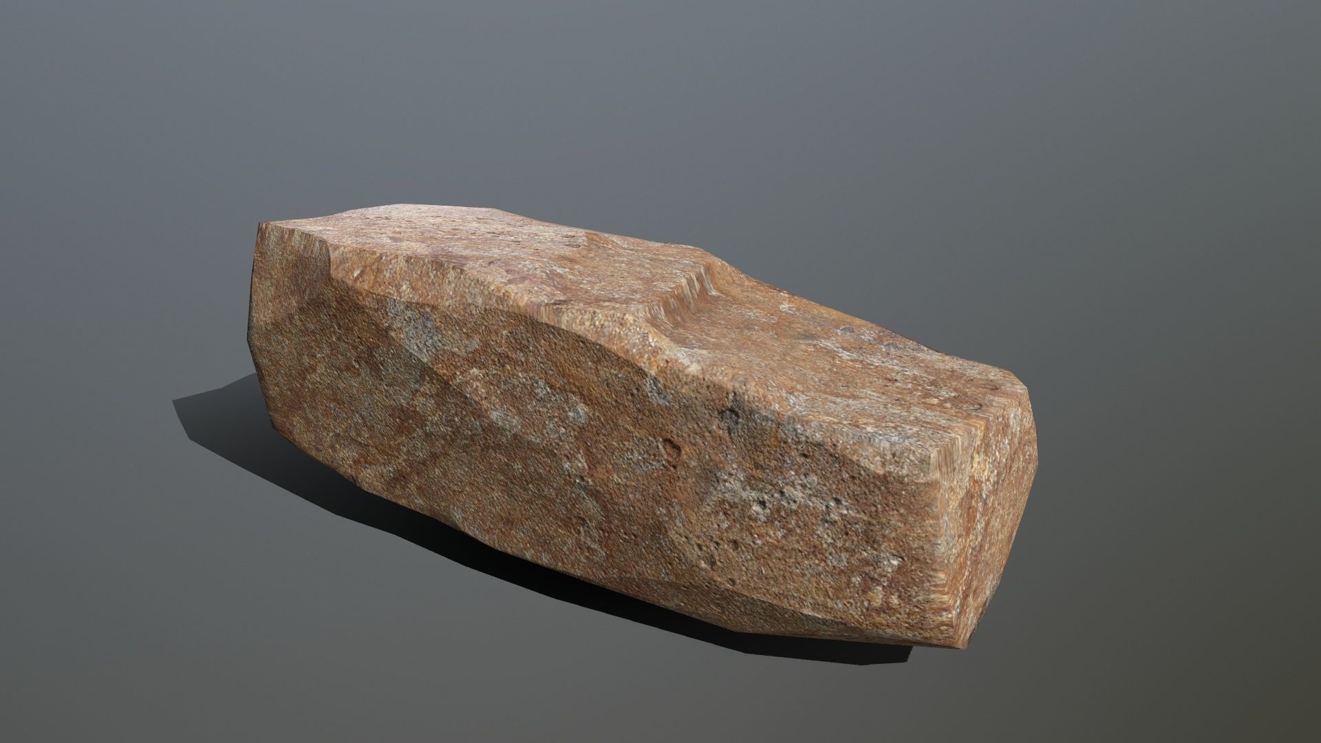 Rock Set Low-poly 3D model_3