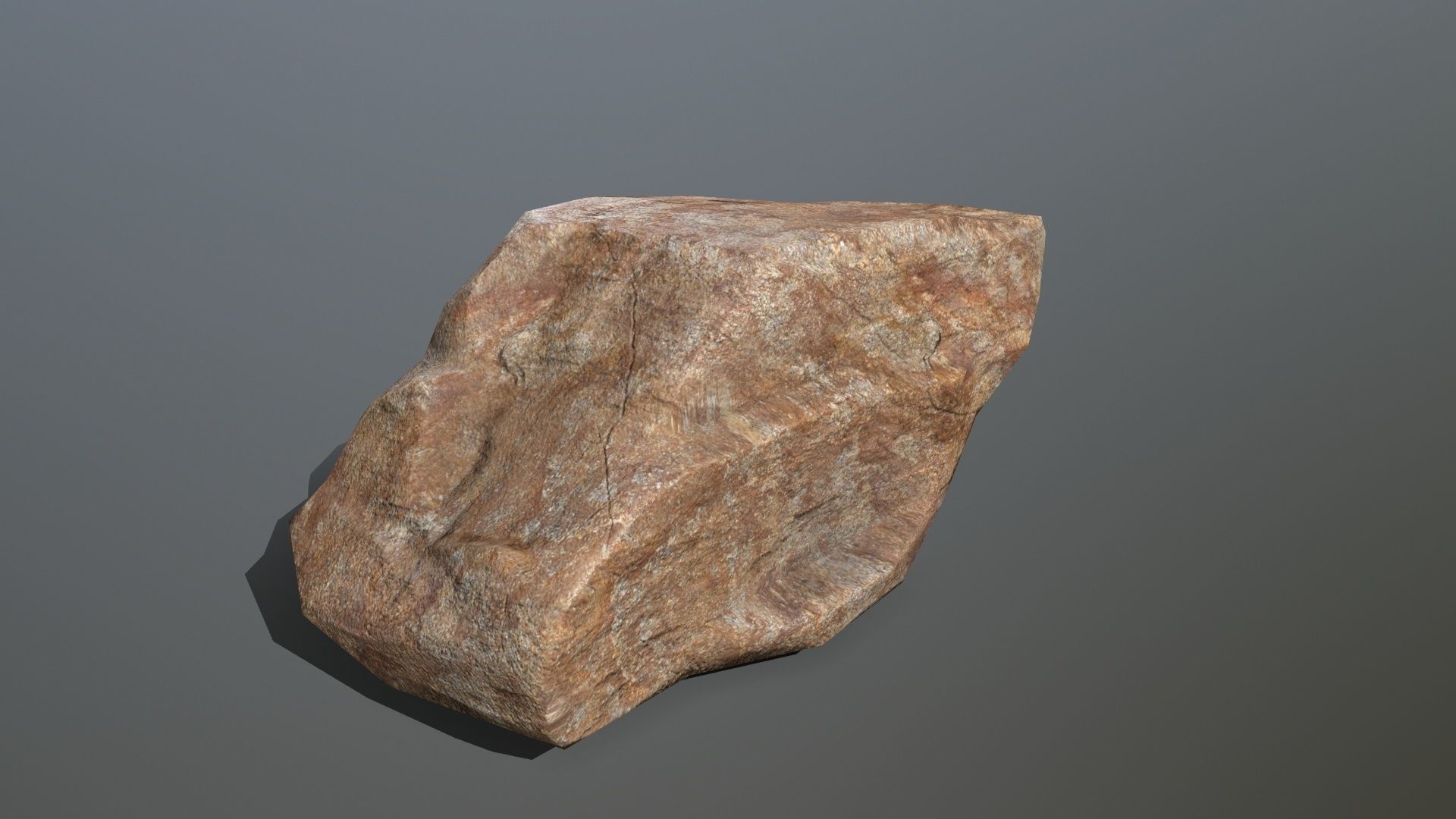 Rock Set Low-poly 3D model_5