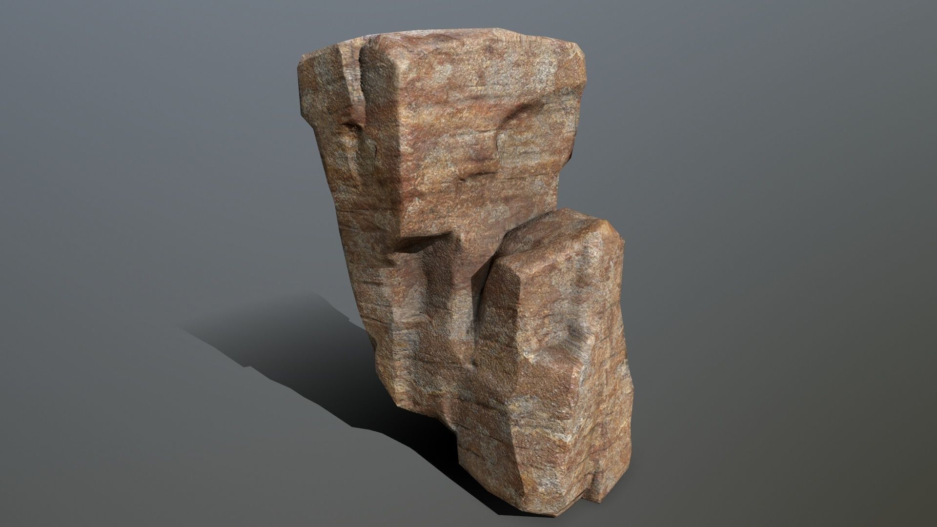 Rock Set Low-poly 3D model_13
