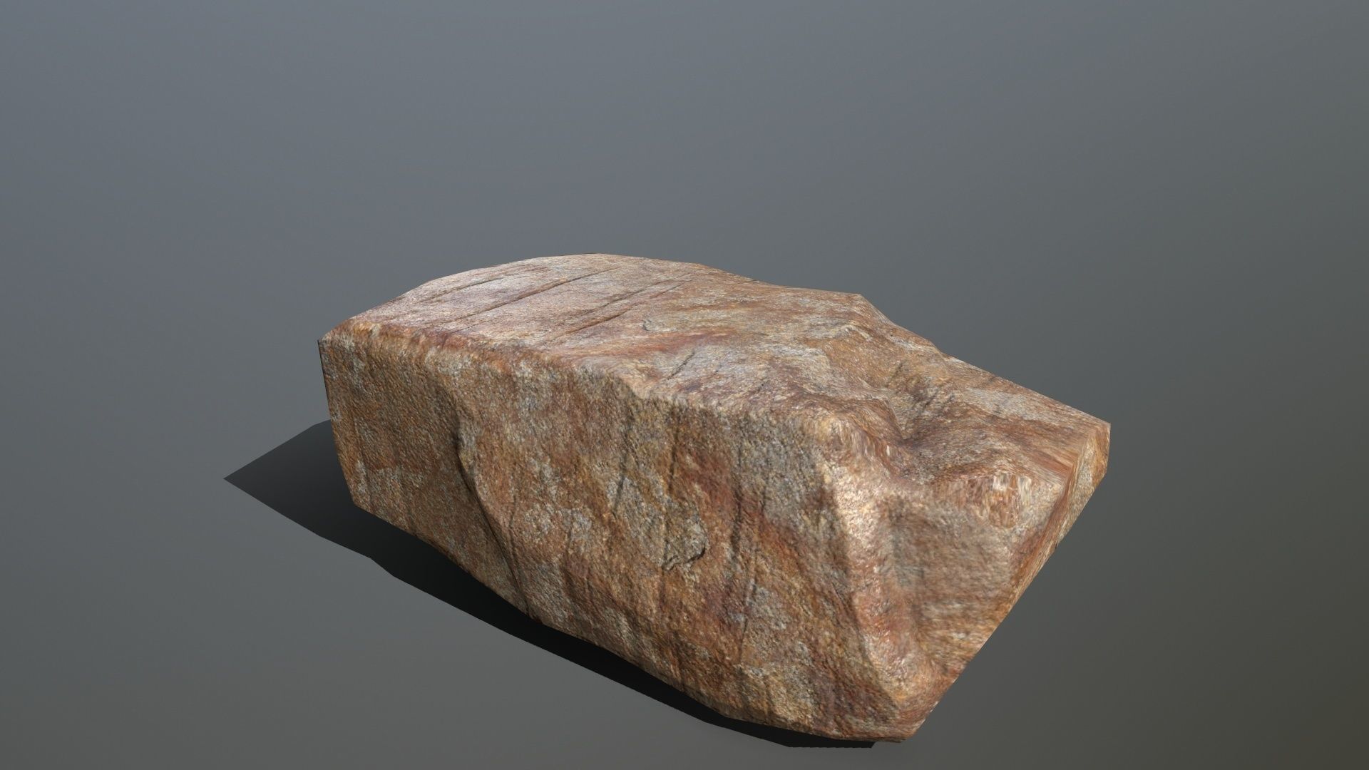 Rock Set Low-poly 3D model_7