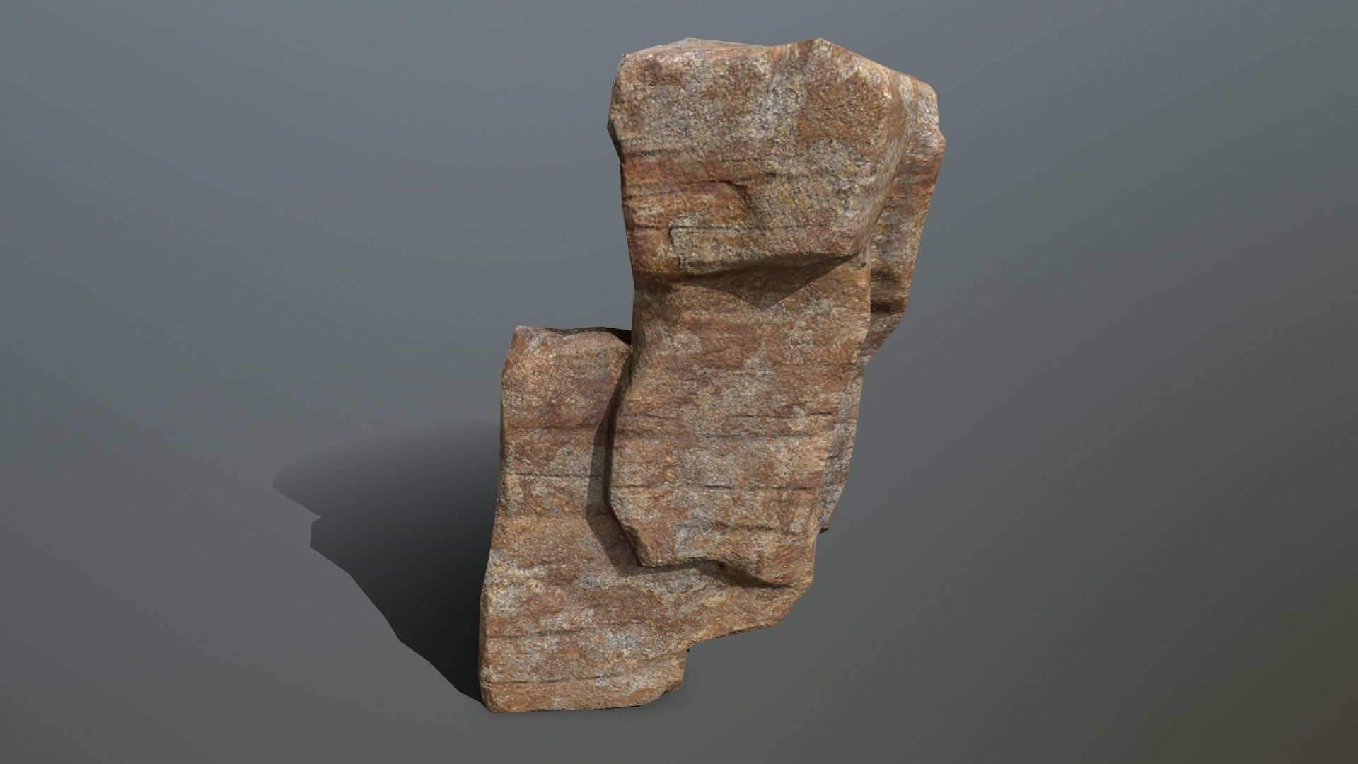 Rock Set Low-poly 3D model_12