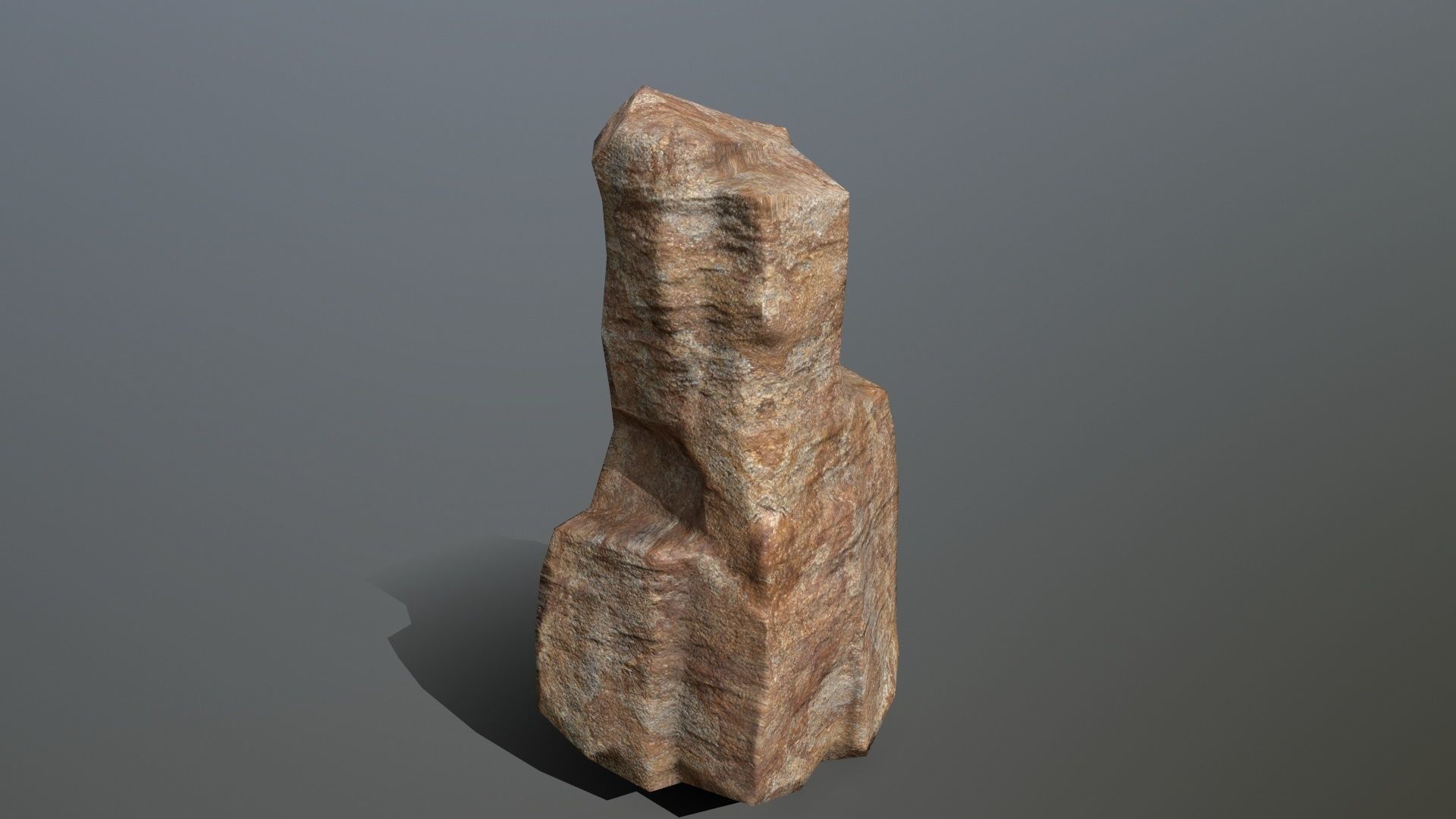 Rock Set Low-poly 3D model_9