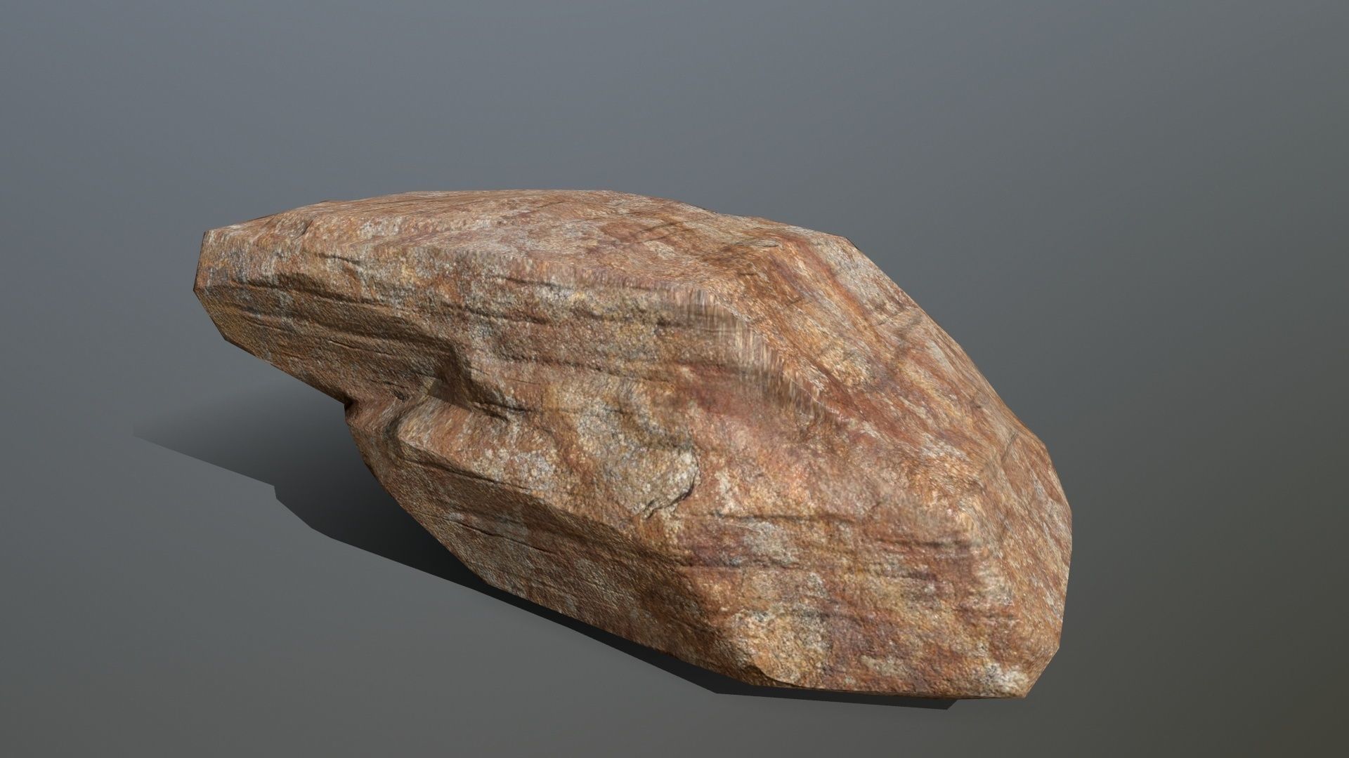 Rock Set Low-poly 3D model_6