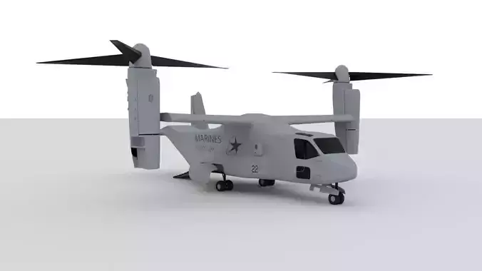 Marine MV-22 mcas Miramar 3D model