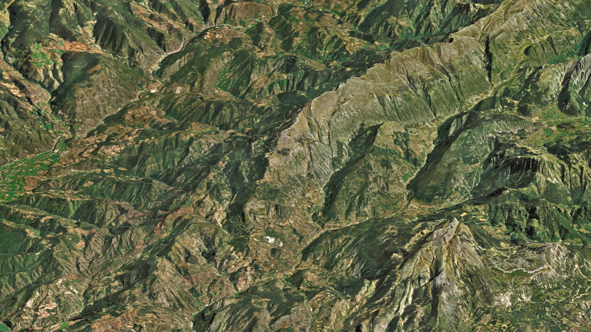 Mountains Range Valley - The Pyrenees 3D model_15