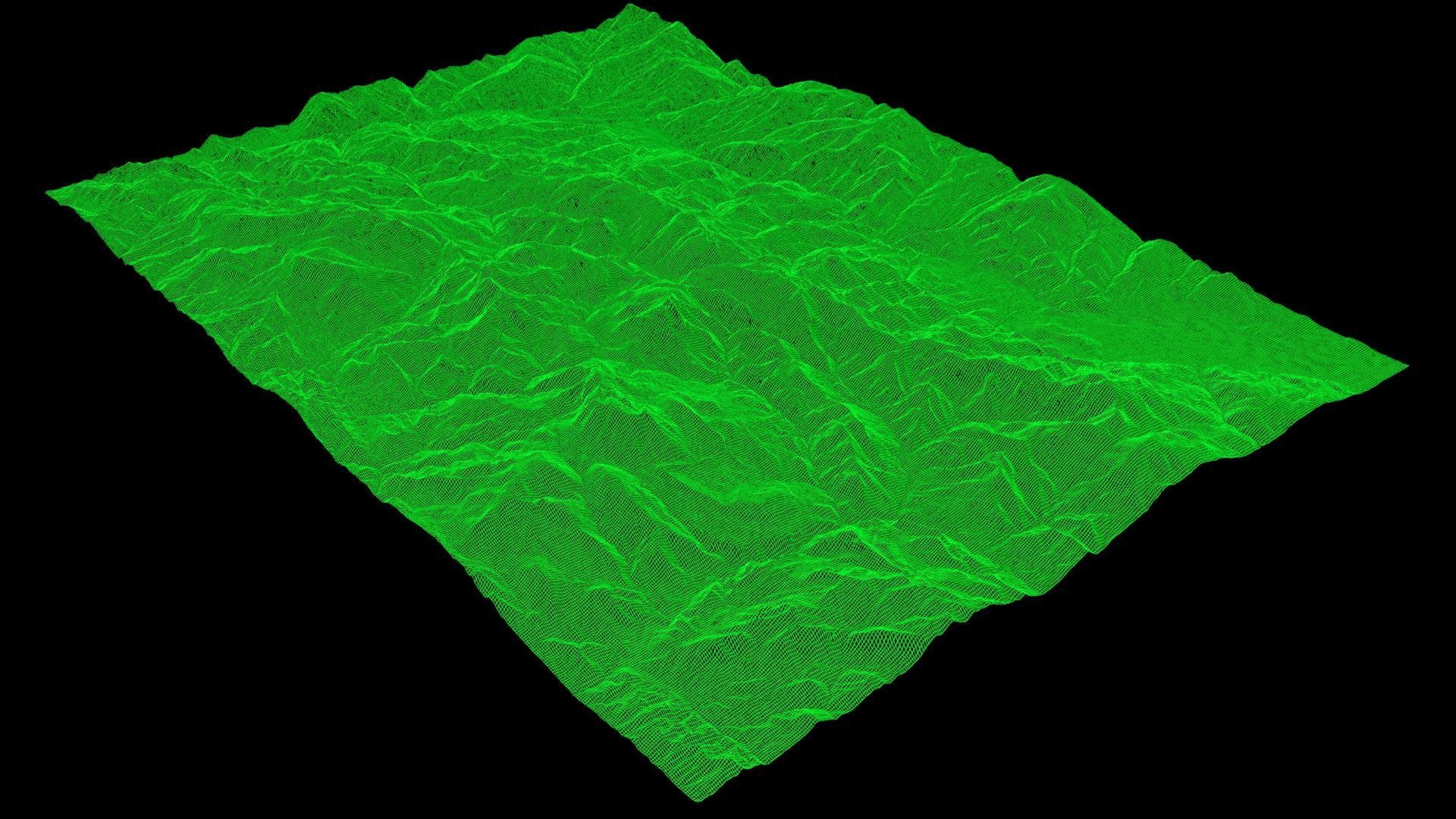 Mountains Range Valley - The Pyrenees 3D model_19
