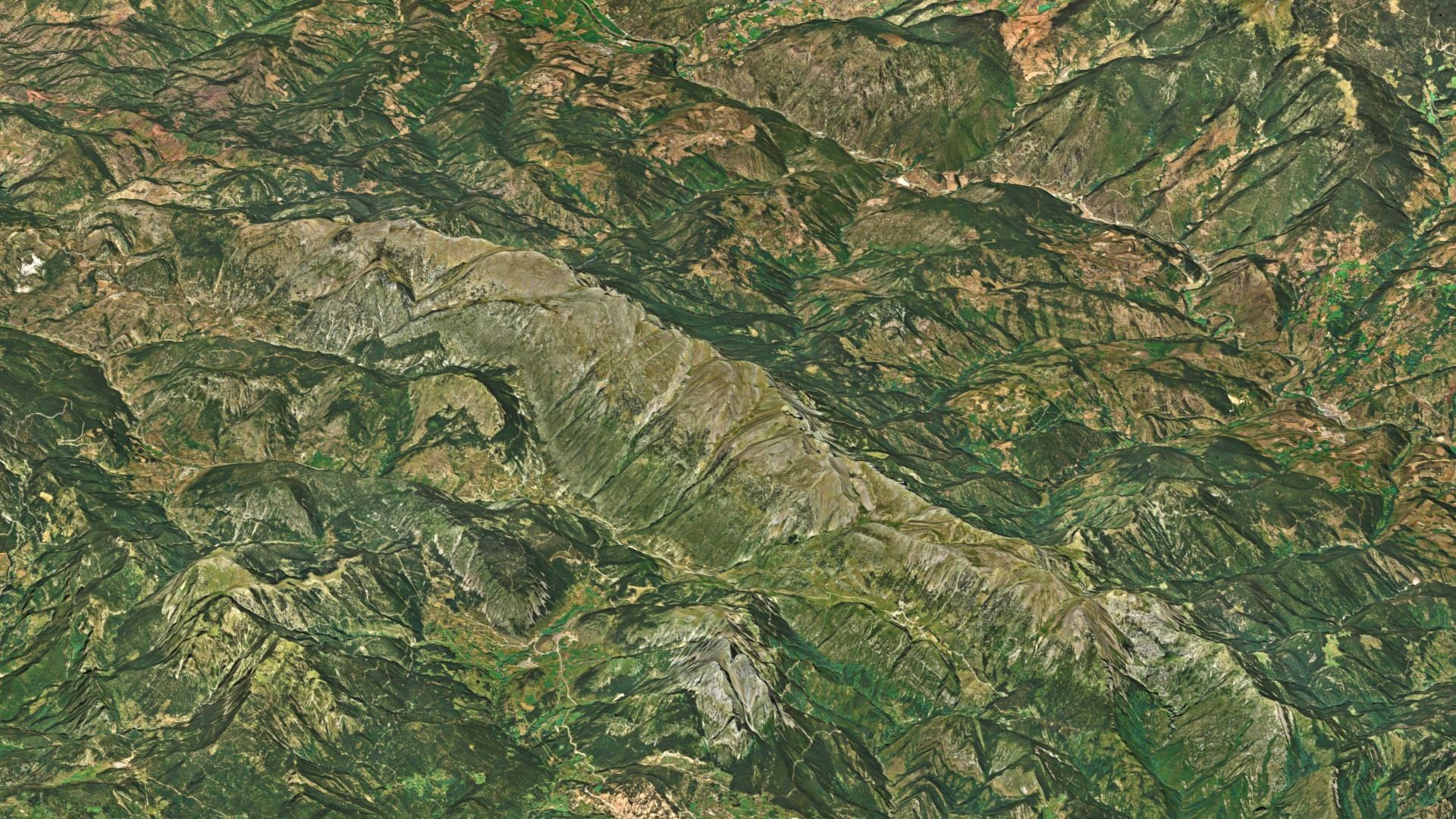 Mountains Range Valley - The Pyrenees 3D model_14