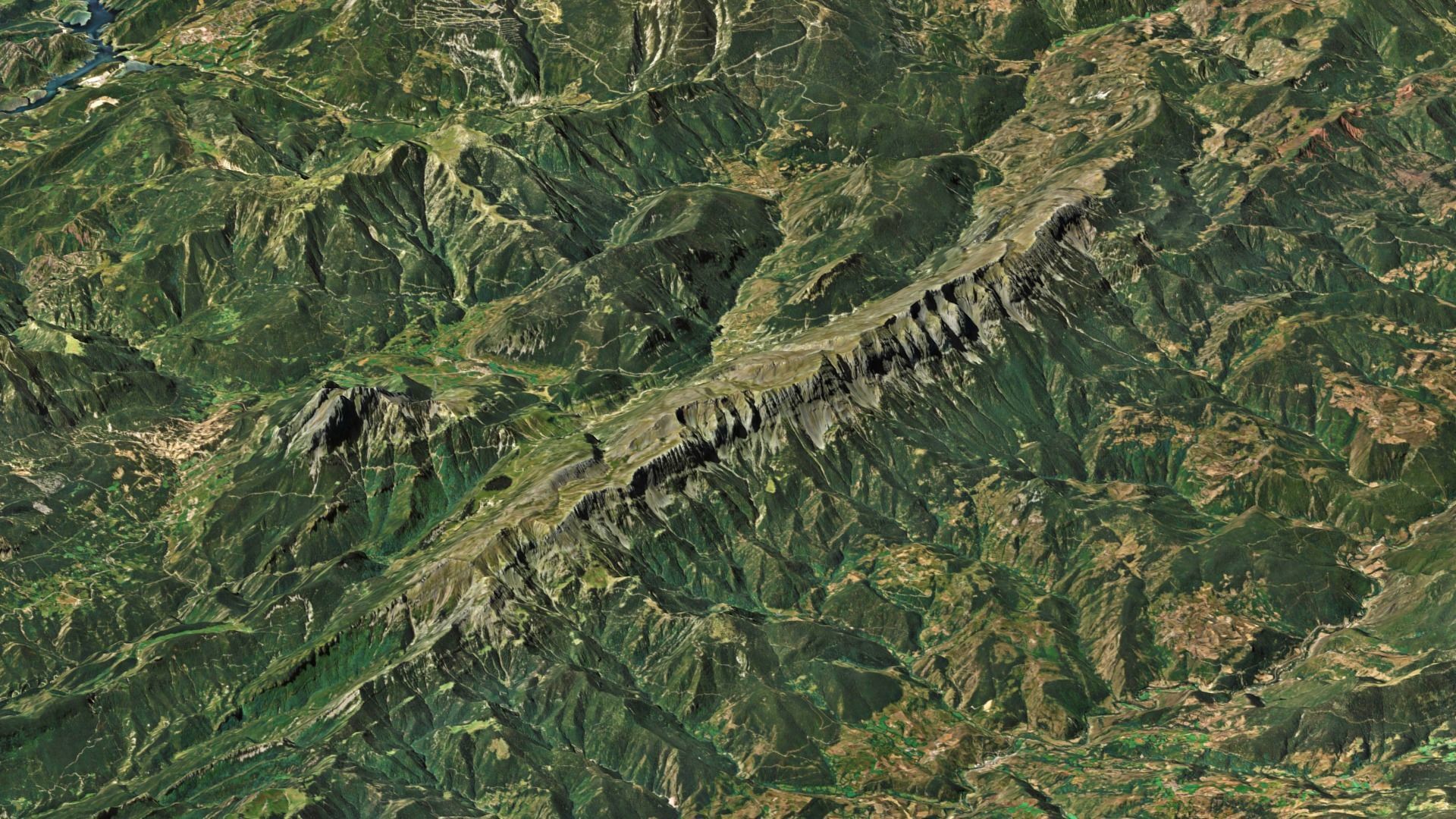 Mountains Range Valley - The Pyrenees 3D model_17