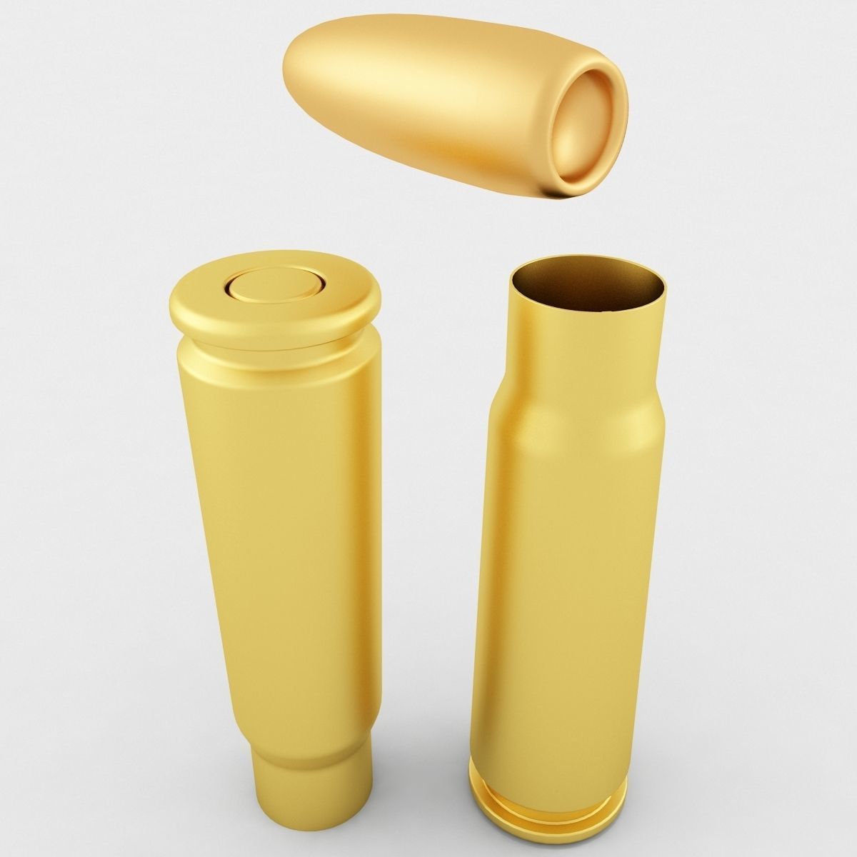 7 62x39 Cartridge 3D model_2