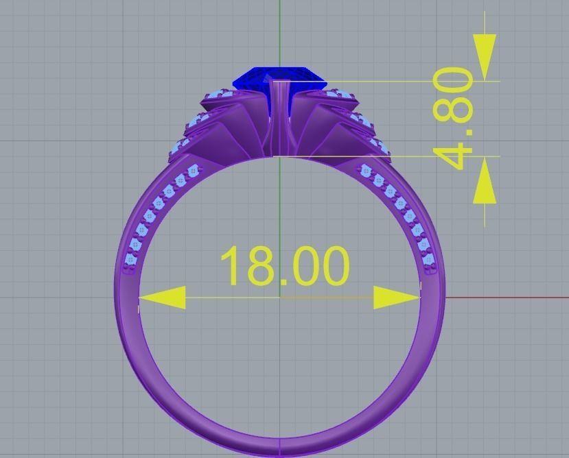 M RINGS N56 3D print model_9