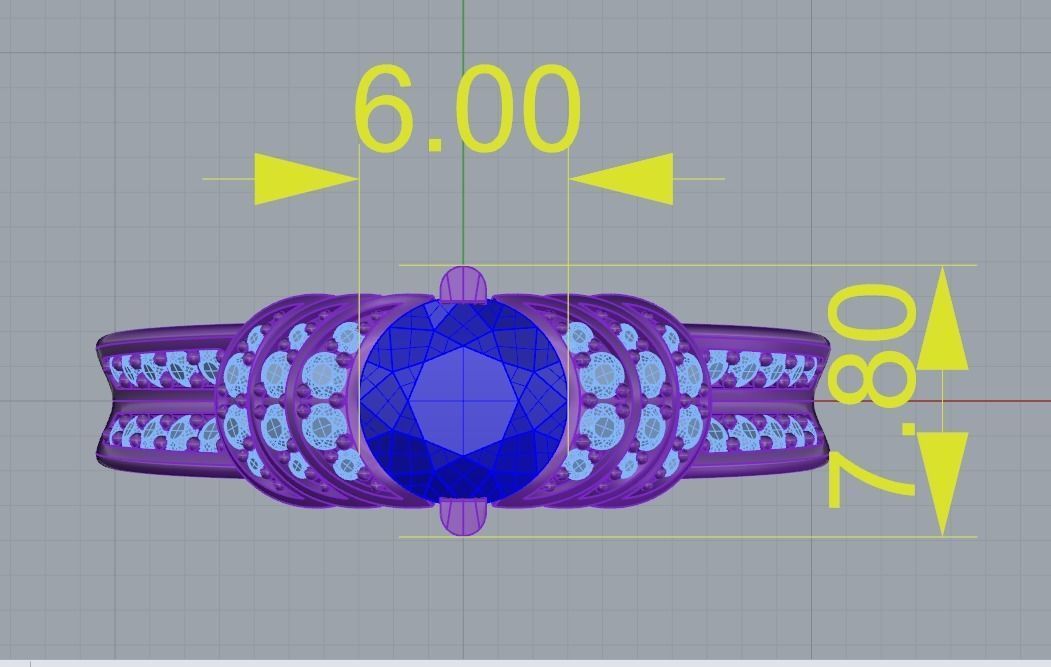 M RINGS N56 3D print model_8
