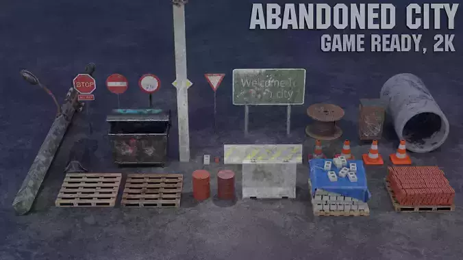 Abandoned City Post-Apocalypse