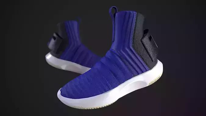 Adidas Crazy 1 ADV Sock Blue