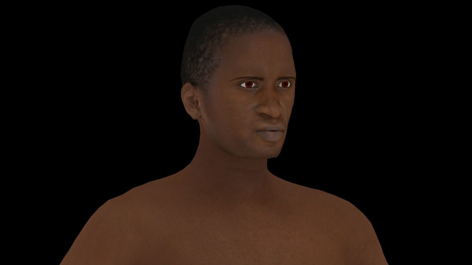 Model 5 nude man 3D model_1