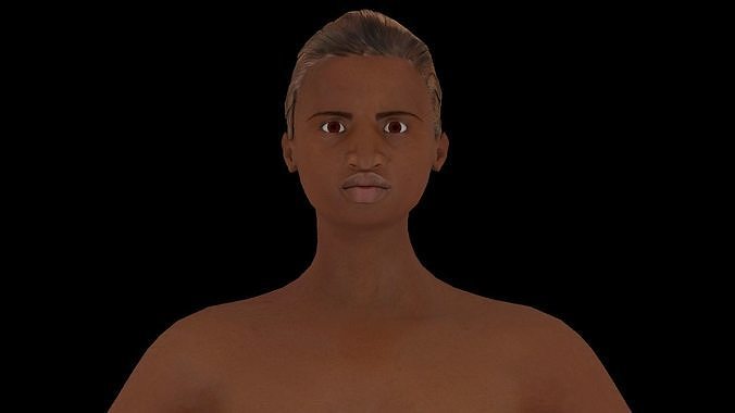 Model 2 nude woman 3D model