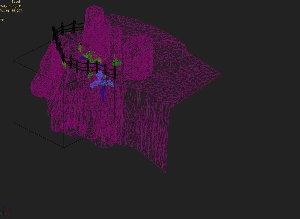 Explore the mountains - hillside - mountain road 1 3D model_3
