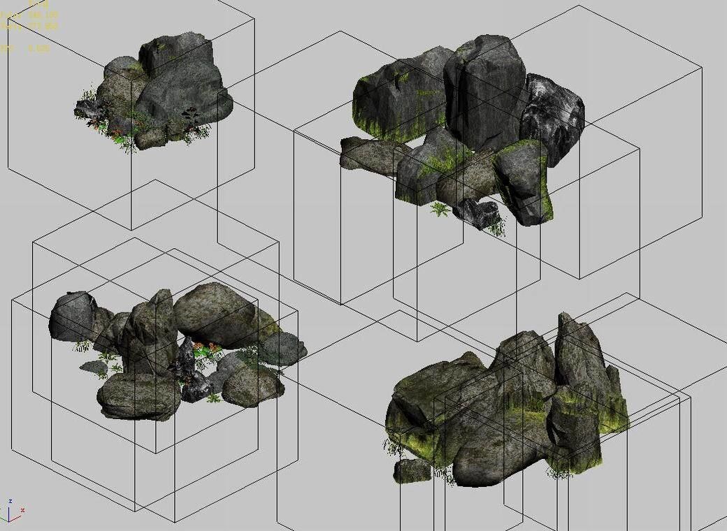 Explore the mountains - Rocks 04 3D model_3