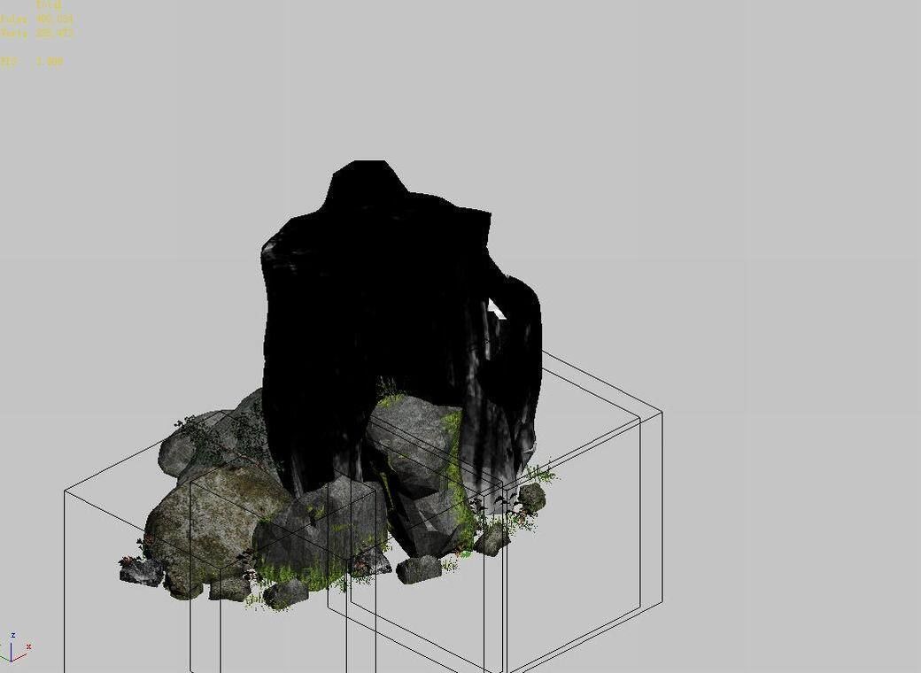 Explore the mountains - Rocks 05 3D model_3