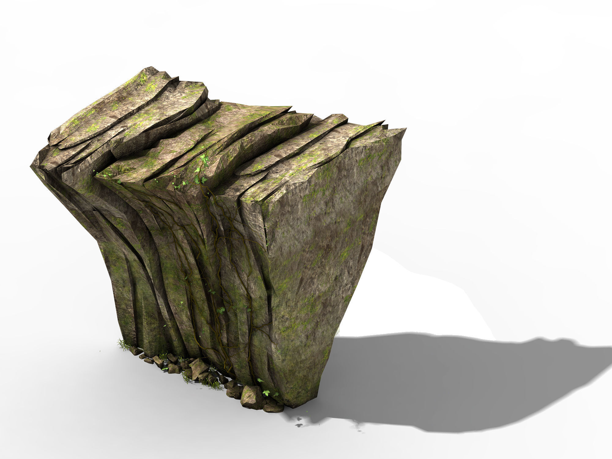 Explore the mountains - Rocks 07 3D model_1