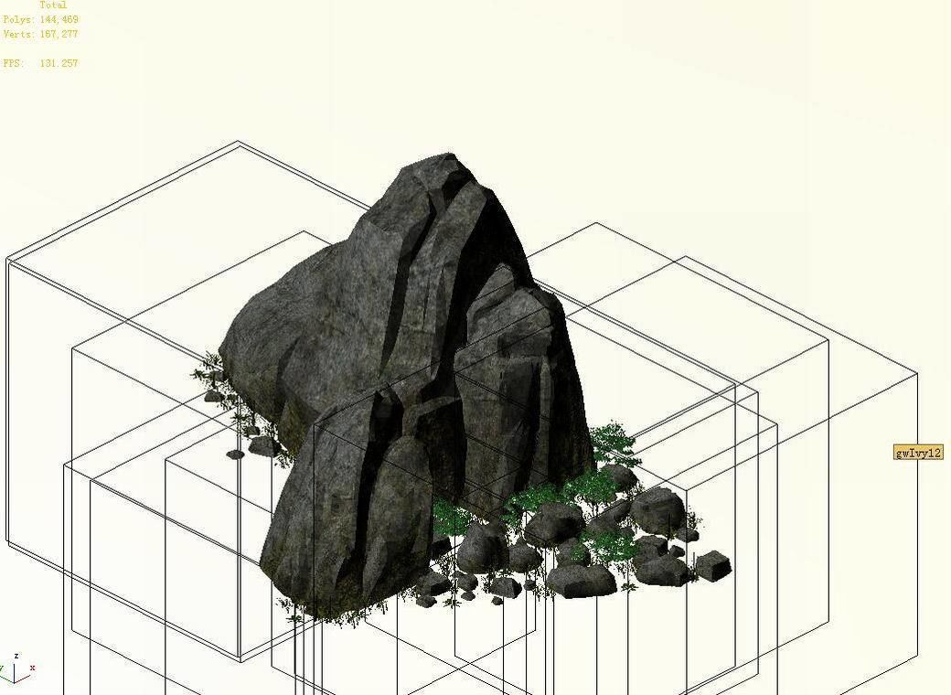 Explore the mountains - Rocks 09 3D model_3