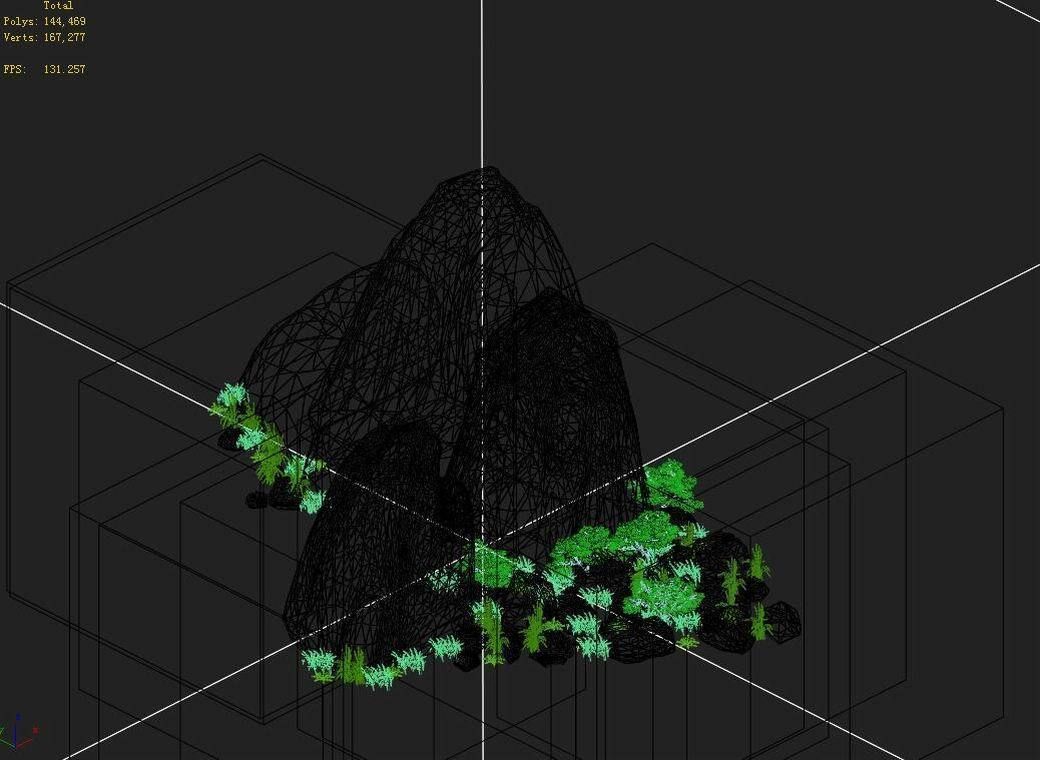 Explore the mountains - Rocks 09 3D model_2