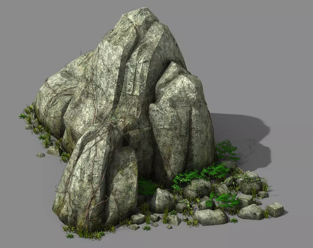 Explore the mountains - Rocks 09 3D model_0