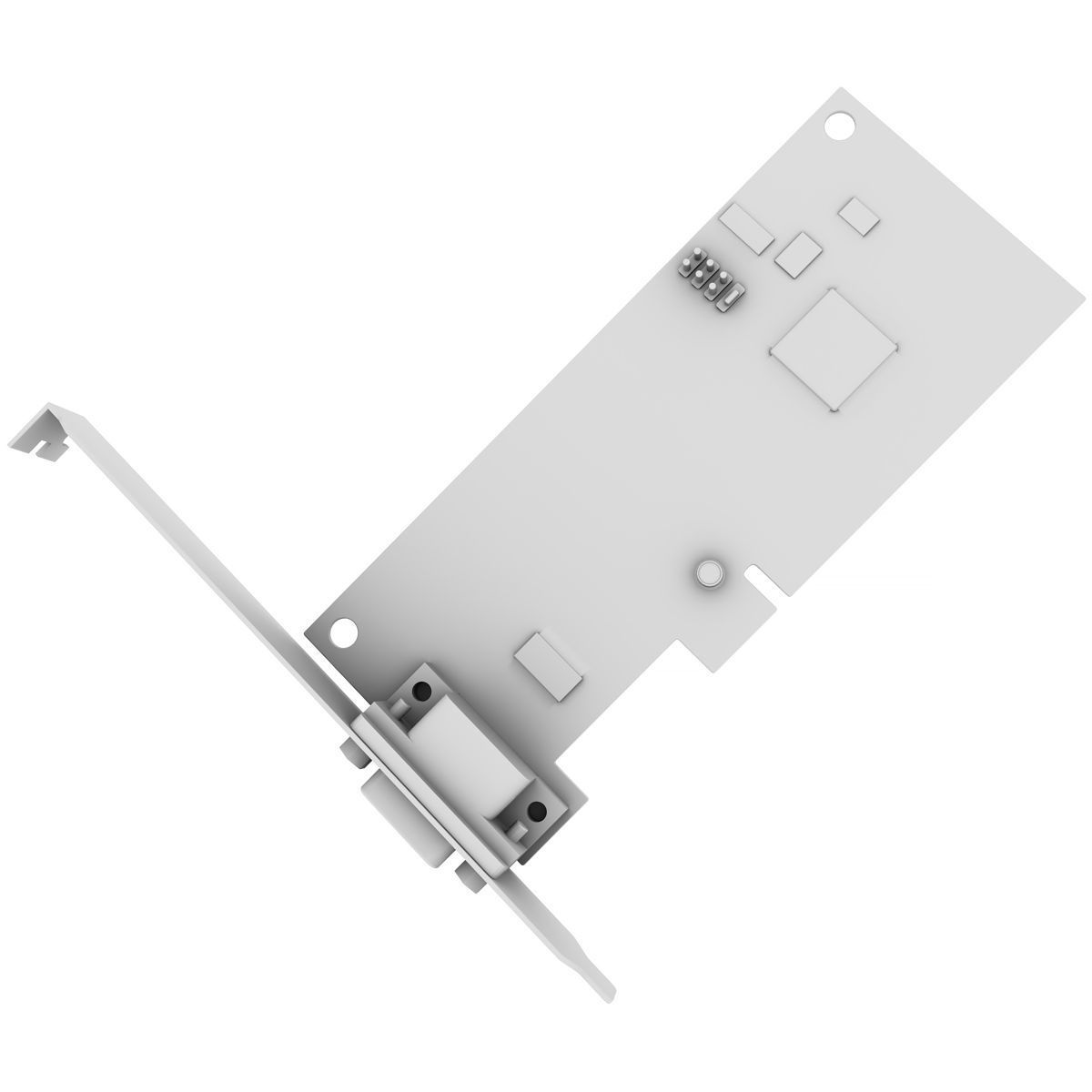 Serial Card 3D model_3