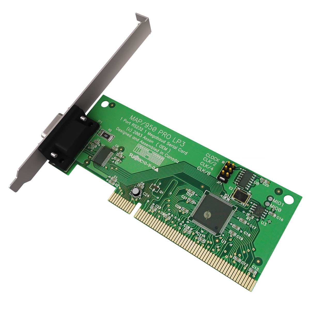 Serial Card 3D model_1